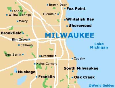 where is milwaukee located|milwaukee facts and history.